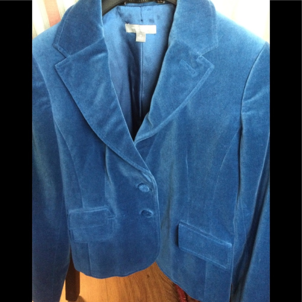 ANN TAYLOR velveteen 2P cropped jacket